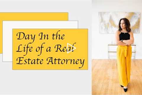 Day in the Life of a Real Estate Attorney 👩🏽‍⚖️ | NC Attorney