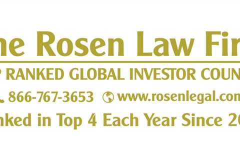 EQUITY ALERT: Rosen Law Firm Files Securities Class Action Lawsuit on Behalf of Tattooed Chef, Inc. ..