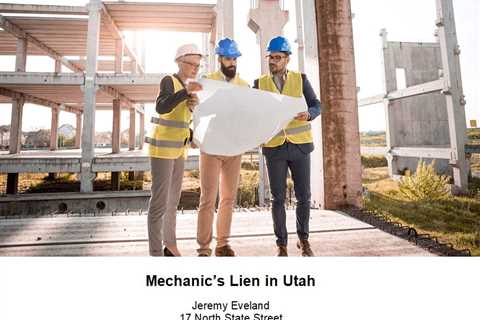 Mechanic’s Lien in Utah