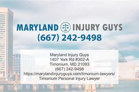 Workers' Compensation Lawyer Timonium, MD