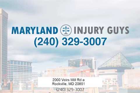 Personal Injury Lawyer Rockville, MD - Maryland Injury Guys 