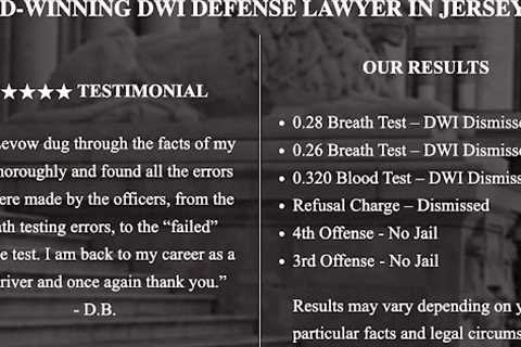 DWI Lawyer Hoboken, NJ