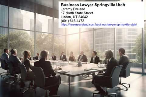 Business Lawyer Springville Utah