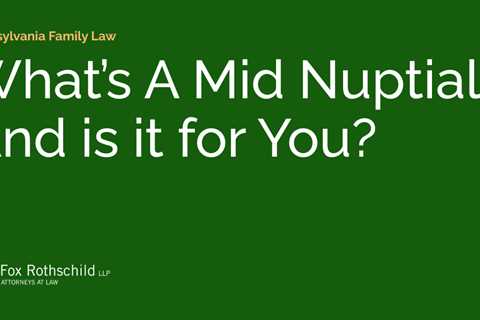 What’s A Mid Nuptial? And is it for You?