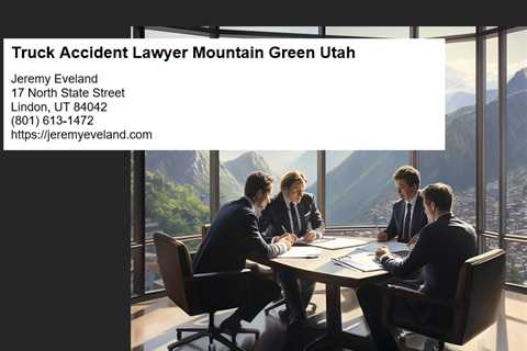 Truck Accident Lawyer Mountain Green Utah