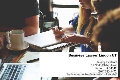 Business Lawyer Lindon Utah