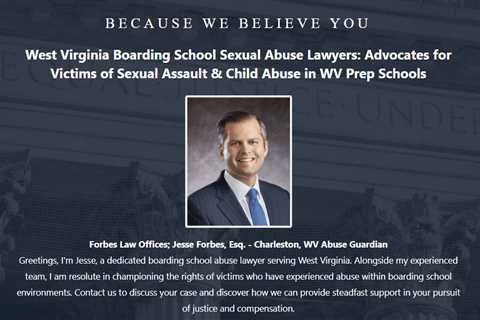 Boarding School Abuse Lawyer Jesse Forbes Charleston, WV