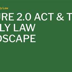 SECURE 2.0 ACT & THE FAMILY LAW LANDSCAPE