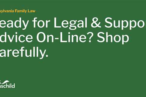 Ready for Legal & Support Advice On-Line? Shop Carefully.