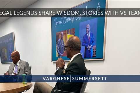 Legal Legends Share Wisdom, Stories with VS Team