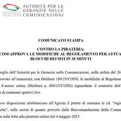 Italian Pirate IPTV Customers Risk a 5,000 Euro Fine Starting August 8, 2023