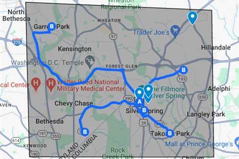 Pedestrian Accident Lawyer Silver Spring, MD - Google My Maps