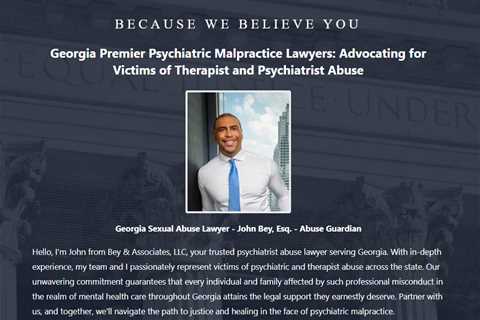 Psychiatrist Abuse Lawyer John Bey Georgia