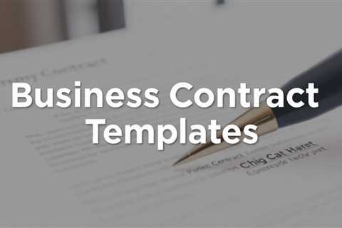 Business Contract Templates — Lawyer Jeremy Eveland (801) 613–1472