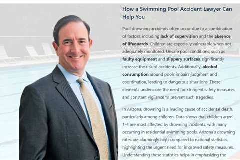 Pool drowning lawyer Arizona - Michael Haggard