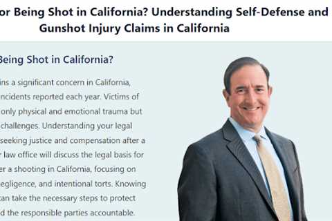 Can I sue for being shot in California · Thursday, May 1 📸