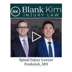 Spinal Injury Lawyer Frederick, MD - Blank Kim Injury Law