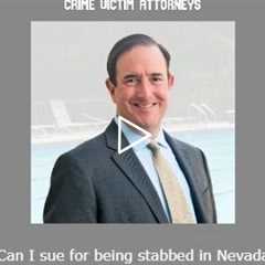 Can I sue for being stabbed in Nevada   Michael Haggard