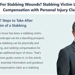 Can I sue for being stabbed in Nevada - Michael Haggard
