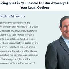 Can I Sue For Being Shot in Minnesota