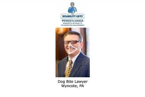 Dog bite lawyer Wyncote, PA - The Disability Guys Pennsylvania