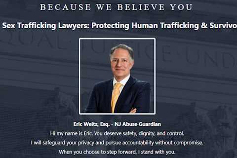 Sex Trafficking Lawyer NJ Eric Weitz · Monday, Oct 6 📸