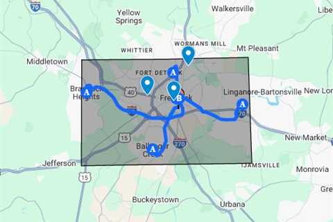 Bicycle Accident Lawsuits Frederick, MD - Google My Maps