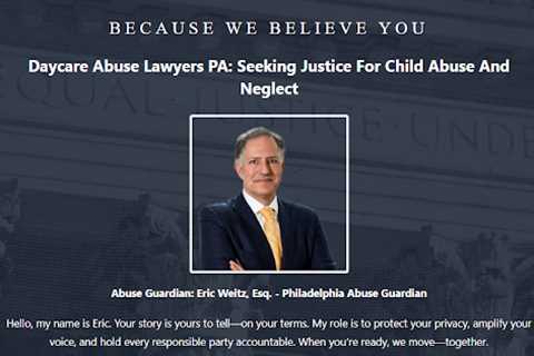 Daycare Abuse Lawyer Eric Weitz Pennsylvania · Monday, Jan 5 📸