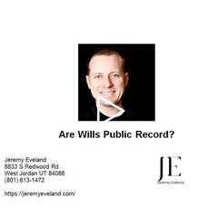 Are Wills Public Record?