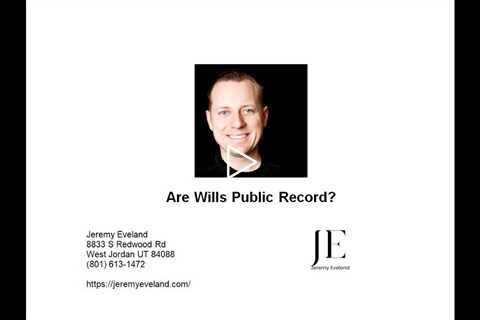 Are Wills Public Record?
