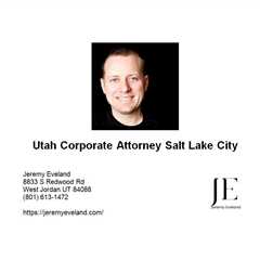 Utah Corporate Attorney Salt Lake City