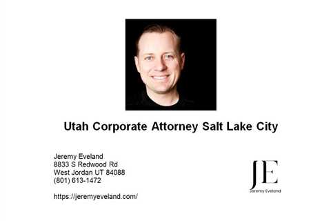 Utah Corporate Attorney Salt Lake City
